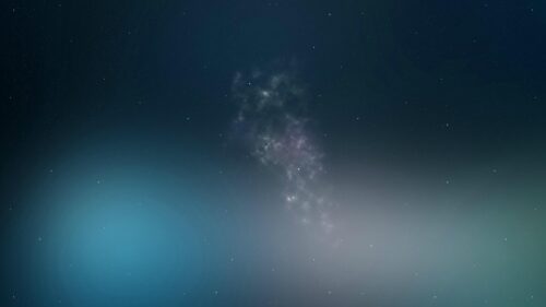 Minimalist Night Sky with Soft Nebula Glow PC Wallpaper