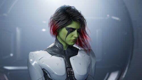 Gamora Marvel Guardians of the Galaxy Sci-Fi Character 4K PC Wallpaper