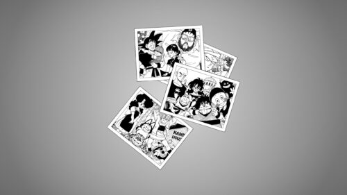 Dragon Ball Z Characters Nostalgic Photo Collage 4K PC Wallpaper