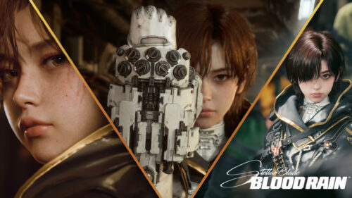 Stellar Blade Blood Rain Character Close Up 4K PC Wallpaper