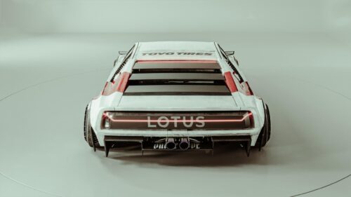 Stunning Modified Lotus Esprit Concept Rear View 4K PC Wallpaper