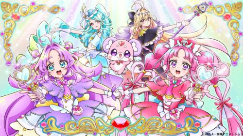 Magical Pretty Cure Anime Girls Group Fantasy 4K PC Wallpaper