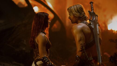 Conan the Barbarian and Tamara Romantic Fantasy 4K Wallpaper