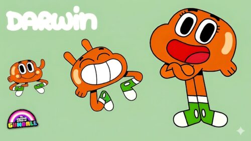 Cute Darwin Watterson The Amazing World of Gumball Desktop Wallpaper