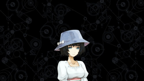 Mayuri Shiina Steins Gate Minimalist Anime Character 4K PC Wallpaper