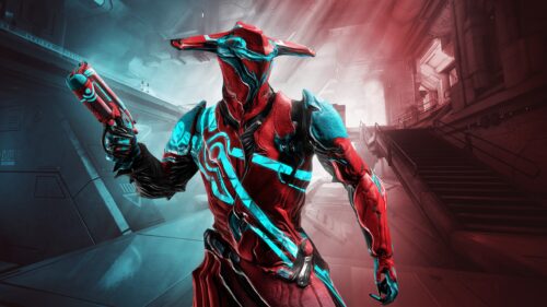 Stunning Warframe Tenno Combat 4K Desktop Wallpaper | High-Quality Gaming Background