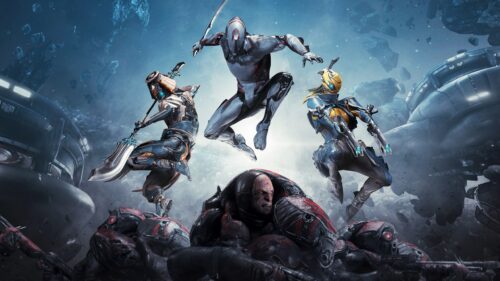Stunning Warframe Tenno Action Gaming Wallpaper 4K for PC Desktop
