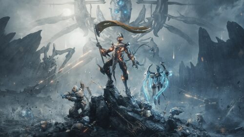 Warframe Cinematic Action Gaming Wallpaper 4K High Definition Desktop Background