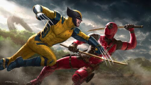 Ferocious Wolverine Marvel Superhero Cinematic Action Pose 4K Desktop Wallpaper