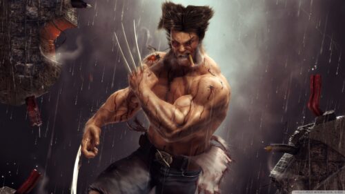 Epic Wolverine Cinematic Claw Strike 4K Desktop Wallpaper