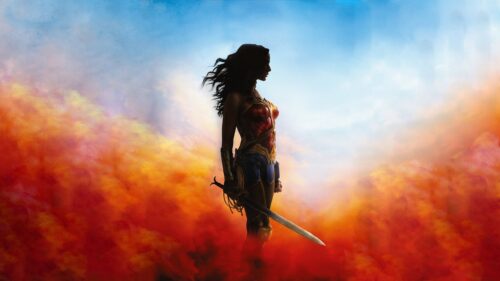 Epic Wonder Woman Cinematic Art 4K Desktop Wallpaper