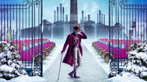 Whimsical Willy Wonka Golden Ticket Magic Fantasy 4K Desktop Wallpaper