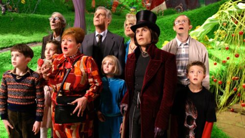 Whimsical Willy Wonka Golden Ticket Cinematic 4K Desktop Wallpaper