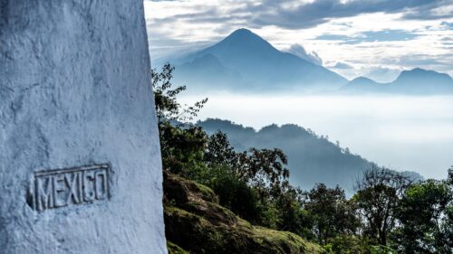 Mexico Landscape Mountain Mist Scenic View 4K Desktop Wallpaper