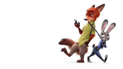 Zootopia City Skyline and Characters Cinematic 4K Desktop Wallpaper