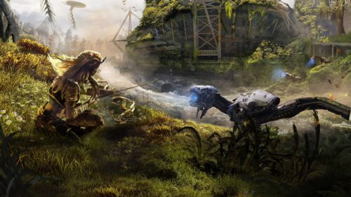 Aloy Horizon Forbidden West 4K Gaming Wallpaper for Desktop PC – High Quality Landscape Background