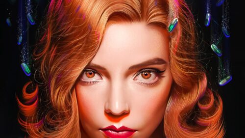 Stunning Anya Taylor Joy Portrait High Resolution Desktop Wallpaper