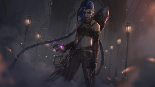 Stunning Arcane League of Legends Cinematic Art High Resolution Desktop Wallpaper