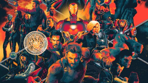 Epic Avengers Team Assemble Cinematic Action Scene High Resolution Desktop Wallpaper