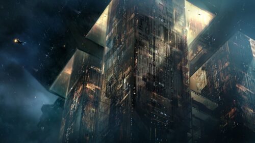 Stunning Blade Runner Cyberpunk Cityscape with Neon Lights 4K Desktop Wallpaper