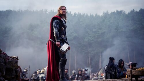 Stunning High Definition Chris Hemsworth Cinematic Portrait for Desktop Wallpaper