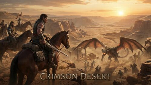 Crimson Desert Gaming Wallpaper 4K High Definition Desktop Background