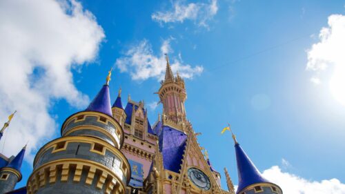 Cinderella Castle Magic Kingdom Fantasy 4K Wallpaper