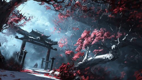 Breathtaking Perspective View From High Mountain Peaks 4K Desktop Wallpaper