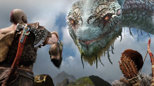 God of War Kratos Epic Battle 4K Gaming Wallpaper for Desktop PC