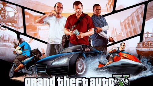 Grand Theft Auto V Cinematic 4K Desktop Wallpaper – High-Quality Gaming Background