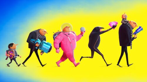 Gru and Minions Despicable Me Animated Movie High Resolution Desktop Wallpaper