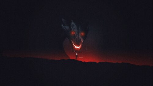 Epic House of the Dragon Targaryen Throne Room 4K Desktop Wallpaper