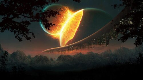 Cinematic Deep Space Interstellar Nebula Landscape 4K Desktop Wallpaper