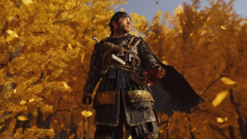Jin Sakai Ghost of Tsushima 4K Gaming Wallpaper for Desktop PC