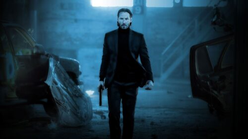 John Wick Cinematic Action Scene High Resolution 4K Desktop Wallpaper