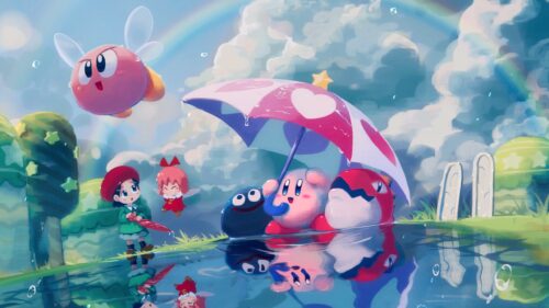 Kirby Dream Land Adventure High Quality Gaming Wallpaper for Desktop PC