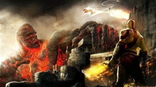 Epic Kratos God of War Gaming Wallpaper for PC – High Quality 4K Desktop Background
