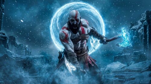 Kratos God of War Epic Battle 4K Desktop Gaming Wallpaper – High Quality PC Background