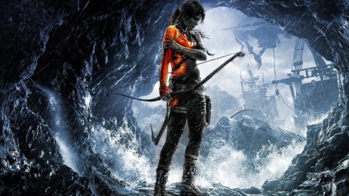 Lara Croft Tomb Raider Cinematic Gaming Wallpaper 4K Desktop Background