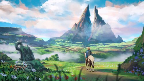 Epic Link The Legend of Zelda Gaming Wallpaper 4K Desktop Background