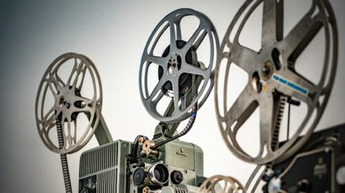 Vintage Siemens 16mm Film Movie Projector Cinematic 4K Wallpaper