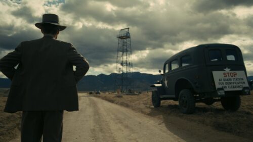 J. Robert Oppenheimer Cinematic Portrait High Definition 4K Desktop Wallpaper