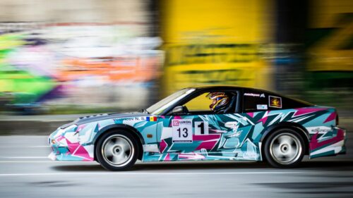 Drift Car Racing Graffiti Art Action Desktop Wallpaper