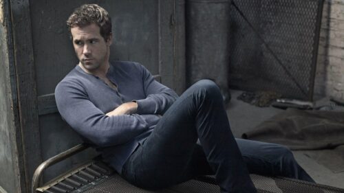 High Quality Ryan Reynolds Portrait in Professional Suit 4K Desktop Wallpaper