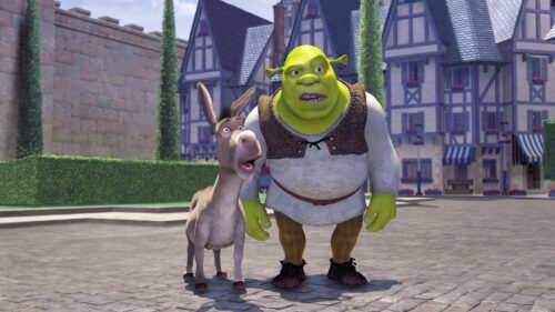 Iconic Shrek Sitting in the Swamp Meadow High Resolution 4K Desktop Wallpaper