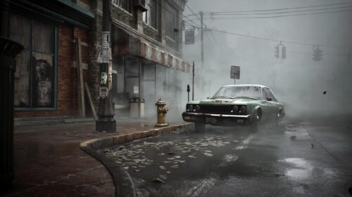 Silent Hill 2 James Sunderland in Foggy Town Gaming Wallpaper 4K Desktop Background