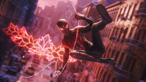 Spider-Man Miles Morales Gaming Wallpaper 4K High Definition Desktop Background