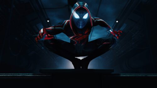 Spider-Man Cinematic Action Gaming Wallpaper 4K Desktop Background