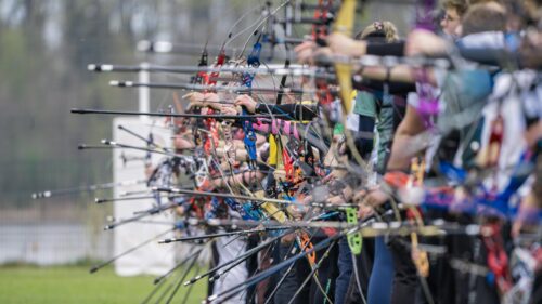 Professional Archery Competition Focus 4K Desktop Wallpaper