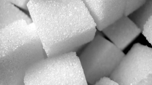 Macro Artistic Close Up of Colorful Sugar Crystals and Sweet Granules 4K Desktop Wallpaper